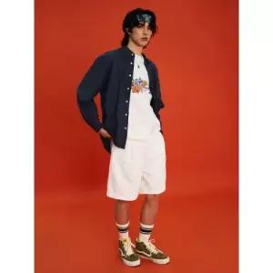 에잇세컨즈 화이트 데님 쇼츠 화이트 215425BPY1