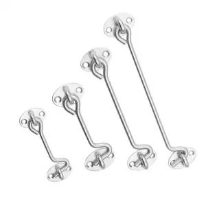 예뿌  빗장걸이 스텐 문 잠금 장치 아오리링 걸쇠 8인치 M11954