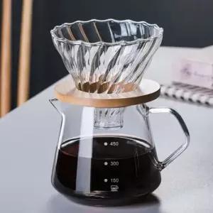 로하티 내열유리 커피서버 600ml 계량 핸드드립서버