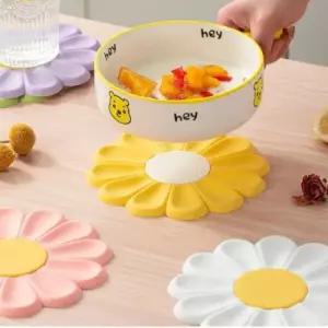 실리콘냄비받침 실리콘 플라워 냄비 받침대 주방용품 냄비받침 소품