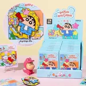 캐릭터브로치 짱구 랜덤 뱃지 예쁜 캐릭터 책가방 백참 배지 2개 2P