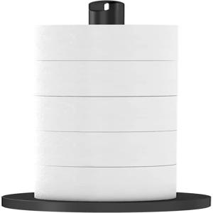 화장지 홀더 스탠드 스테인리스 스틸 헤비 웨이트 매트 블랙 1팩 욕실 조리대용 프리 스탠딩 티슈 페이퍼