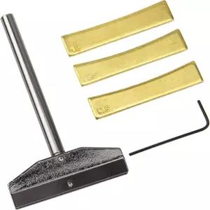 1세트 유톤 합금 핑거보드 프렛 프레스 콜 12/7.25/9.5 라디안 인서트 일렉트릭 기타 수리 도구와 호환됨