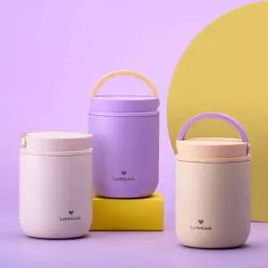 락앤락 휴대용 죽통 300ml 이유식 보온 도시락 리틀럽 푸드자 MNA