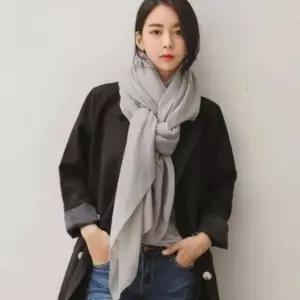 스카프 여성 무지 롱 데일리 겨울 가을 여성롱스카프 여자롱스카프 여성무지스카프