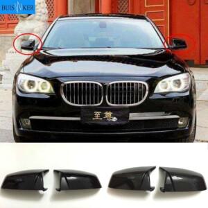 사이드 윙 미러 캡 커버 M   블랙 BMW 호환 5 6 7 시리즈 F01 F02 F03 F04 F06 F07 F10 F11 F12 F13