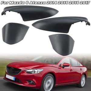 백미러 하단 하우징 쉘 커버 캡 마쓰다 6 아테나 2014 질감 블랙 자동차 액세서리