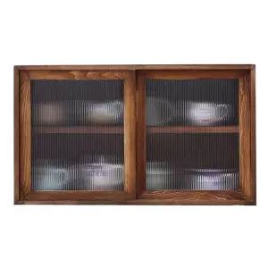 레트로 미닫이 엔틱 옛날그릇장 찬장 장식장 원목