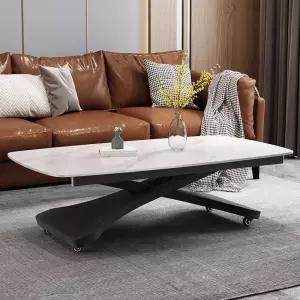 스톤 슬라브 리프트 책상 리프팅 접이식 거실 좌식