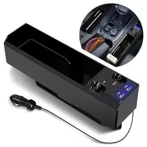[RIZPICK]USB 충전 틈새 사이드 포켓 고속충전 수납함 4구멀티충전 차량용수납