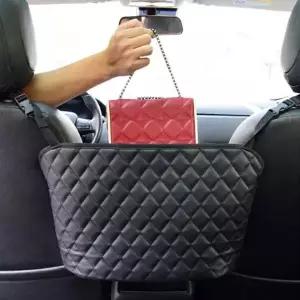 [RIZPICK]차량용 퀼팅 보관함 휴대폰 수납백