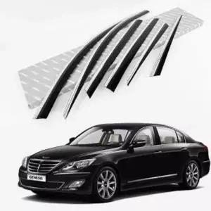 [RIZPICK]블랙다이아몬드 도어 바이져 제네시스BH 썬바이져 레인가드