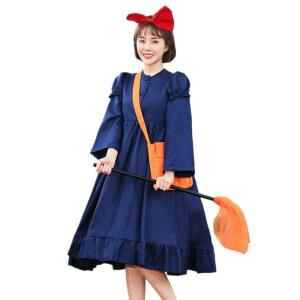 소매 배달부 헤어밴드 마녀 프레 성인 및 배낭 키키 드레스 키키옷 토시 M 튬 증정 스커트 백팩 할로윈