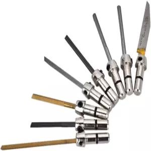 공압 충격 절단 비트 세트 주얼리 내구성 조각 그레이버 위한 8 도구 및 정밀 기계