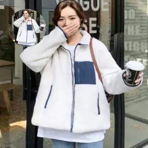 후리스 여성 겨울 뽀글이점퍼 이집업 양털자켓