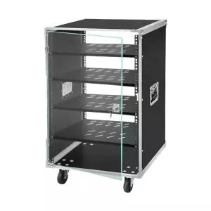 이동식 음향 장비 오디오 덮개 무대 믹싱 앰프 랙 스피커 케이스 튼튼한 믹서 랙케이스 선반