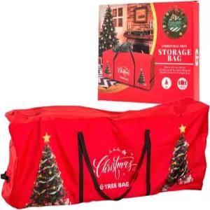 크리스마스 트리 보관 가방 9피트 높이의 나무 용기 방수 기능 내구성 있는 손잡이 및 지퍼 장착 헤비 듀티