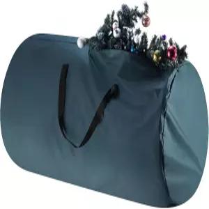 크리스마스 트리 보관 가방 - 지퍼 캔버스 자루가 12피트 인조 나무에 맞습니다 작은 팀 토트의 홀리데이