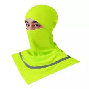 (옵션 형광색)오토바이 안전 반사띠 바라클라바 형광색 라이딩 마스크 바이크 안면마스크