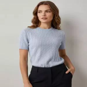 [매장정품} giordano 케이블 크루넥 반팔 니트 스웨터(12GG) 356521 [5color]