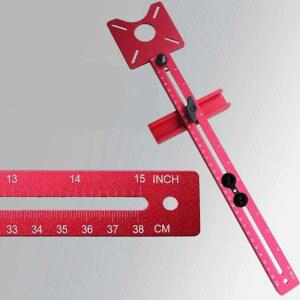 목공 목공공구 아티팩트 도구용 라우터 커팅 가이드, Cm 포지셔닝 +홈밀링엣지 400mm 밀링머신 브래킷 가이드 트리머