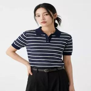 [매장정품} giordano 클래식 폴로넥 반팔 니트(12gg) 355531 [7color]