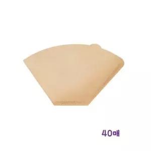[셀러에이드]커피드리퍼 필터 40매 2-5인용 핸드드립 커피