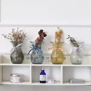 [콩심팥심]미니 화병 인테리어 디자인 유리 꽃병 디퓨저 유리병 투명꽃병