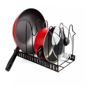 [콩심팥심]5단 후라이팬 수납 정리대 주방 도마 냄비뚜껑 거치대 싱크대수납