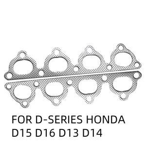 2X 흑연 알루미늄 D-SERIES 혼다 D15 D16 D13 D14 헤더 매니폴드 배기 개스킷