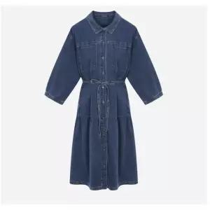 [롯데백화점]써스데이 아일랜드 풀오픈 셔츠형 데님 원피스 T256MOP132W