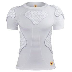 디알루돈 남성 패딩 축구 셔츠 갈비 하트 가슴 압축 보호대 야구, 가드 농구 6패드 어깨
