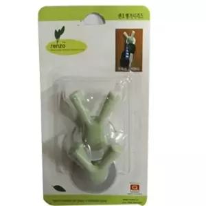 ( )나뭇잎 접착식 후크걸이 2P 삼각 벽고리 수건 행주 옷걸이 다용도 행거