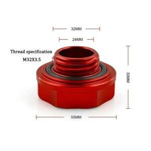 혼다 시빅 시티 어코드 CR-V Vezel n 스타일 자동차 엔진 오일 캡 알루미늄 라디에이터 연료 필러 탱크 커