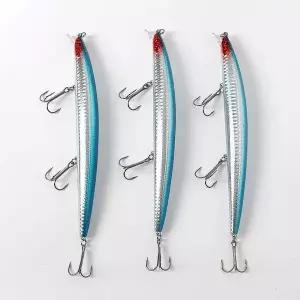 [하프클럽/]롱샷 플로팅 미노우 루어 3p세트 농어 빅베이트 18cm