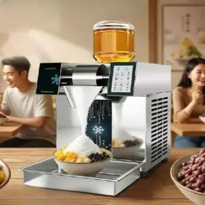 눈꽃 빙수기계 업소 카페 팥빙수 자동 빙삭기 메이커