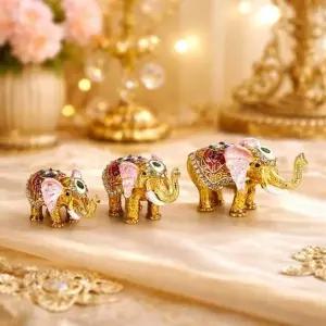 데일리데코 젠리아 코끼리 풍수인테리어 소품 3p 세트