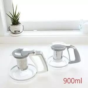 고품질 TBZ 시앵키친프리 크림 유리 포트 900ml 유리주전자 유리포트 유리티포트 티주전자 티포트 WFLV44S
