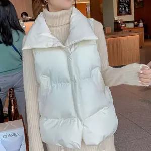 여성 겨울아우터 오버핏 포근한 하이넥 패딩조끼