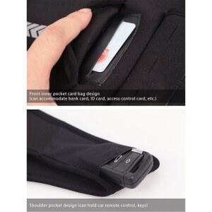 호환 물병 배낭 반사형 휴대폰 홀더 조깅용 헤드폰 구멍이 있는 경량형 등산용 피트니스용 하이킹용