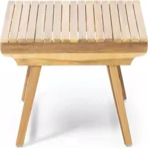 그레이트 딜 가구 카이리 야외 나무 커피 테이블 티크 마감 (309176)