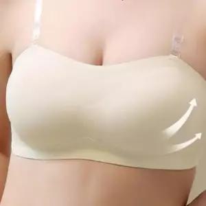 [라일리여성언더웨어] Rly WL 심리스 래치 볼륨업 브라탑 튜브탑 노와이어