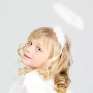 천사링 헤어밴드 백일 돌 셀프촬영 머리띠 할로윈 방송용 사진촬영 유튜브 축제의상