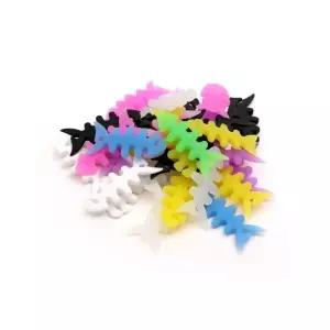 이어폰 줄감개 생선뼈다귀형 선정리 Coms 이어폰 줄감개 생선뼈다귀형