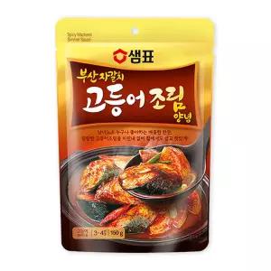 샘표 부산자갈치 고등어조림 양념 150g 샘표 부산자갈치 고등어조림 양념