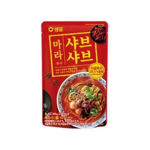 샘표 마라 샤브샤브 육수 200g 샘표 마라 샤브샤브 육수