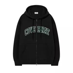 매장정품 COVERNAT 커버낫 아치 로고 후드 집업 블랙 CO2501HZ36BK 1443958