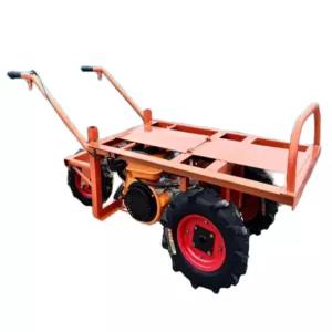 농업용 가솔린 엔진 운반차 과수원 농사용 손수레 트레일러 대차 타이어