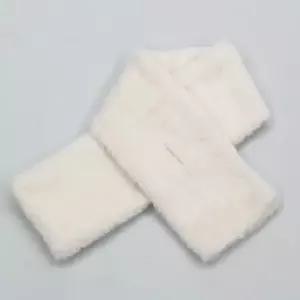 화이트 미니 퍼 목도리 겨울 고급 여성 머플러 SC 쁘띠목도리 페이크퍼목도리 여성머플러