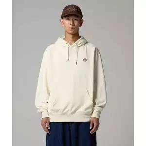 매장정품 DICKIES 디키즈 와펜 스몰 로고 후드티 Egret DK013107C48 1467089